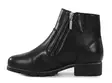 Ilves women's leather ankle boots with XXL last 8486 black - Women's ankle boots - 139867 - 2