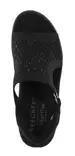 Skechers women's wedge sandals 188001/BBK PIER LITE - PARK PATH black - Skechers women`s sandals - 140657 - 3