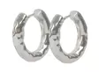 Snö of Sweden Earrings Union chunky hammered 20 mm silver - Earrings - 141597 - 1