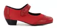 Ilves pumps/dance shoes 9319 nappa/suede red - Women's pumps and high heels - 138177 - 1