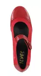 Ilves pumps/dance shoes 9319 nappa/suede red - Women's pumps and high heels - 138177 - 3