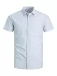 Jack&Jones short-sleeved dress shirt JJJOE cashmere blue - Men's dress shirts - 138657 - 1