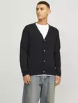 Jack&Jones men's cardigan Knit black - Men's knitwear - 136907 - 1