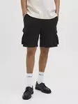 Jack&Jones men's thigh pocket shorts Sweat black - Men's shorts and capri - 138027 - 1
