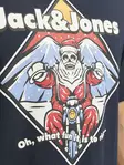 Jack&Jones men's t-shirt Xmas Christmas Skull dark blue - Men's T-shirts - 137417 - 5