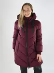 JDY women's winter coat JDYSKYLAR Hood fig/black - Women's winter jackets - 139277 - 1