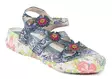 Laura Vita women's genuine leather sandals Beczierso 33 bleu - Women's sandals - 140767 - 3
