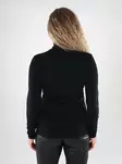 North Outdoor Alina merino wool polo shirt black - Women's long sleeved shirts - 139477 - 2
