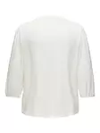 Only Carmakoma Shirt cloud dancer - Women's long sleeved shirts - 135697 - 6
