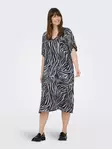 Only Carmakoma plus size stretch dress alloy/zebra - Dresses and tunics - 138347 - 2
