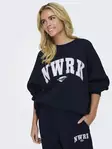 Only women's Sweatshirt Club navy blazer - Women's hoodies and colleges - 137667 - 1
