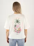 Only organic cotton t-shirt cloud dancer/pink sand - Women's T-shirts - 141057 - 1