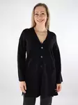 Only women's cardigan Rib Loose black - Women's knitwear - 137537 - 1