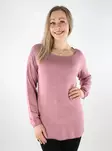 Only women's long sweater mesa rose - Women's knitwear - 137617 - 1