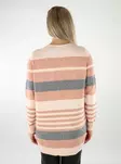 Only women's striped cardigan cloud pink/misty - Women's knitwear - 136847 - 2