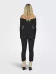 Only off shoulder sweater black - Women's knitwear - 137647 - 2