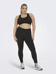 Only Play Curvy Plus Size Sports Bra Daisy -2 Seam Black - Women's sports bra - 134737 - 3