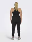 Only Play Curvy Plus Size Sports Bra Daisy -2 Seam Black - Women's sports bra - 134737 - 2