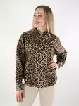 Pieces women's dress shirt black/leopard - Women's shirts and blouses - 137597 - 1