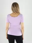Pieces T-Shirt SS TOP Pastel Lilac - Women's T-shirts - 141317 - 2
