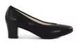 Rieker genuine leather pumps 44650-04 black - Women's pumps and high heels - 138897 - 2