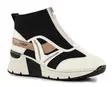 Rieker women's wedge sneakers / ankle boots N6360-00 black multi - Rieker ankle boots - 137967 - 1