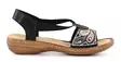 Rieker women's sandals 608B4-00 black - Rieker women`s sandals - 138227 - 1