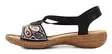Rieker women's sandals 608B4-00 black - Rieker women`s sandals - 138227 - 2