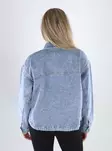 Vero Moda denim jacket shacket light blue - Women's denim jackets - 141257 - 2