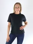 Vero Moda T-Shirt LACE S/S black/lace dtm - Women's T-shirts - 141517 - 1