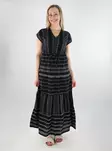 Vila organic cotton maxi dress black beauty/birch - Dresses and tunics - 138157 - 1