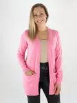 Vila women's cardigan Open sangria sunset - Women's knitwear - 139017 - 1
