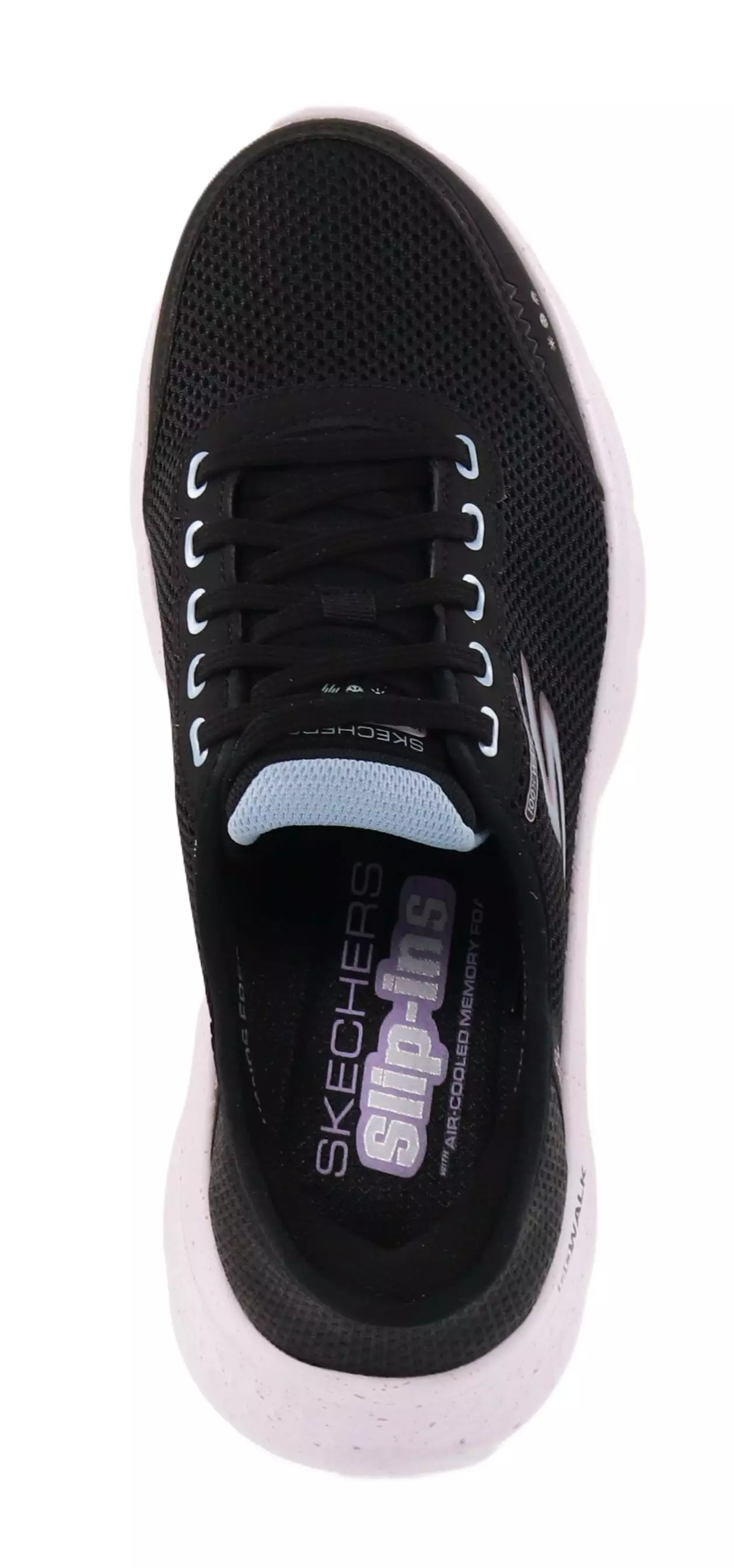 Skechers women's waterproof sneakers 124846/BKMV GO WALK FLEX