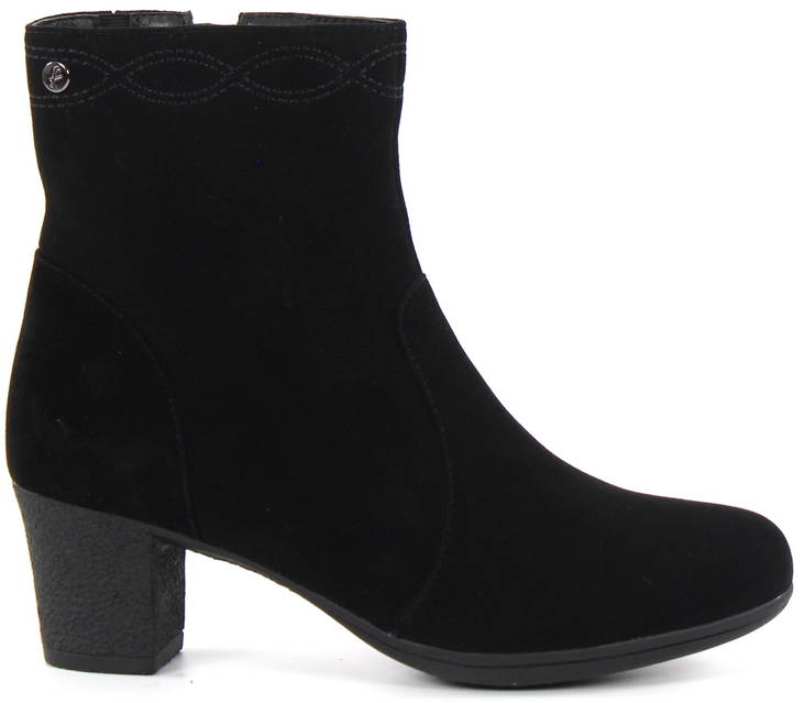 Fuzz Ankle Boots 503, Black - Women's ankle boots - 124877 - 1