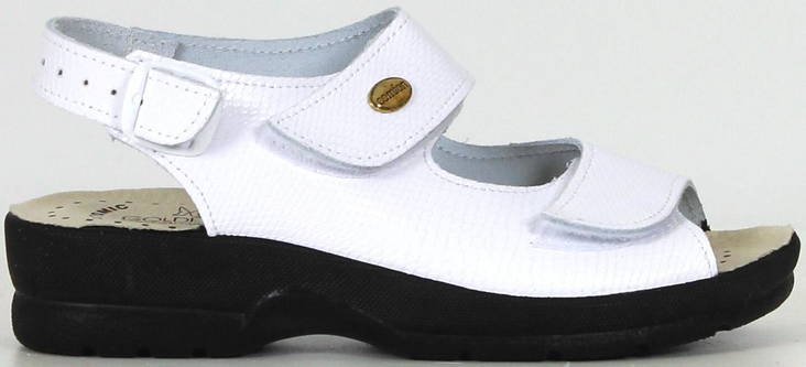 Golden Fit Sandals 696 white - Women's work shoes - 125437 - 1