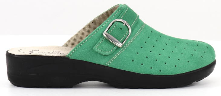 Golder Fit Mules 616 green - Women's work shoes - 127957 - 1