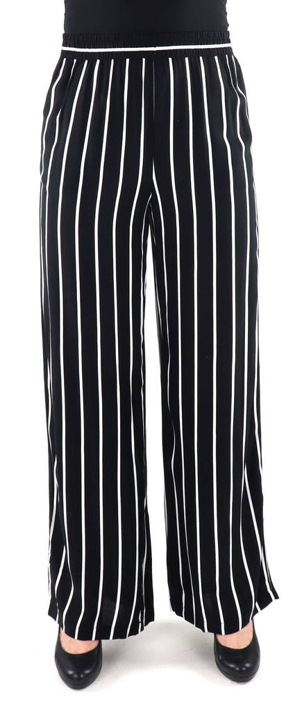 JDY women's wide leg Pants black/white - Women's trousers - 133427 - 1