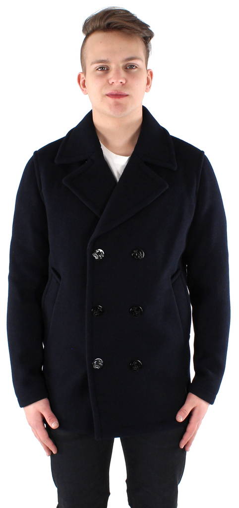 Jack&Jones Wool coat Navy Peacoat - Men's jackets - 119997 - 3