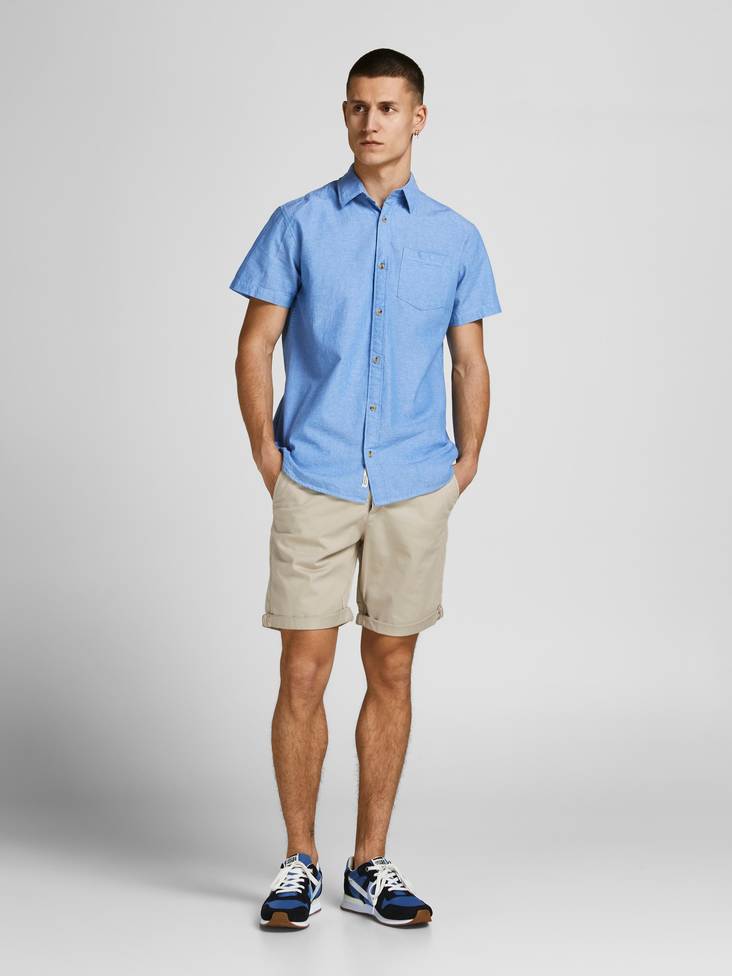 Jack&Jones Shorts Bowie oxford tan - Men's shorts and capri - 130767 - 1