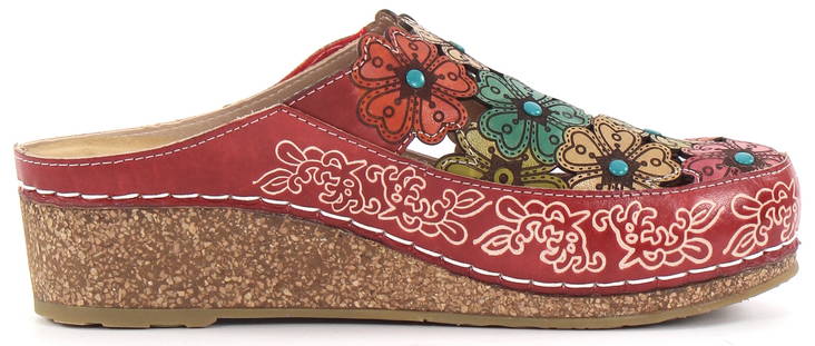 Laura Vita Mules Facscineo 11 Red - Women's mules - 131077 - 1