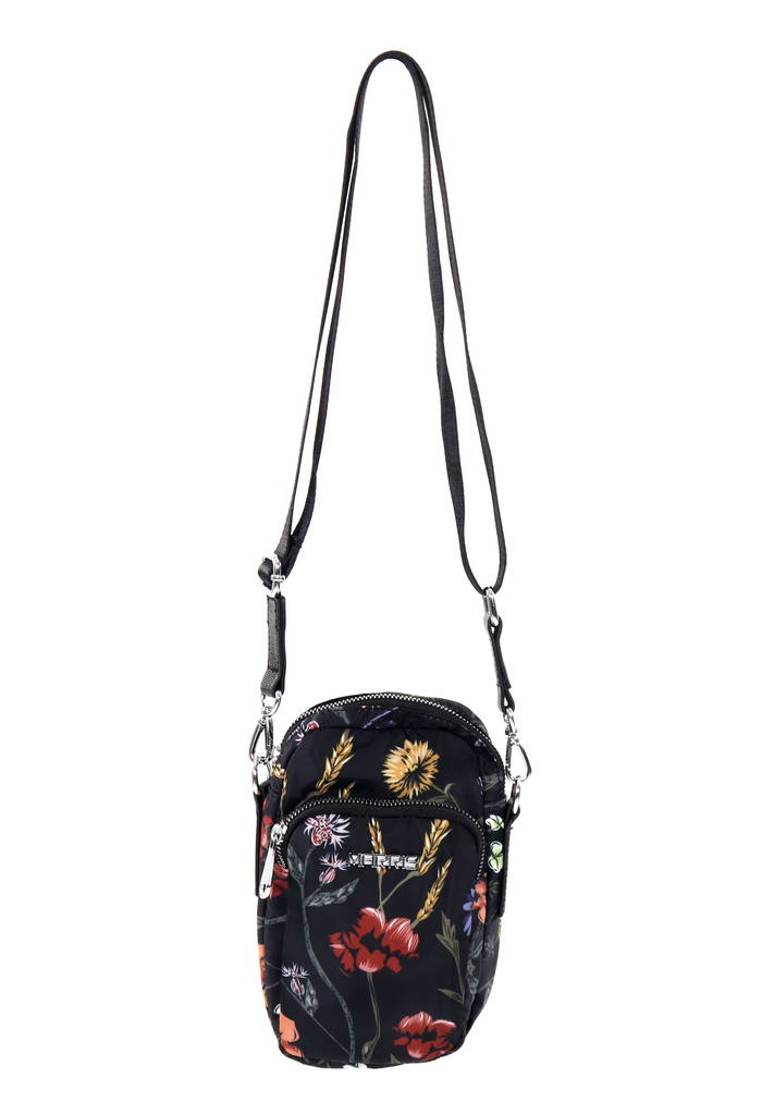 Nabo Marris NK2233 bag black / floral pattern - Handbags - 134857 - 1