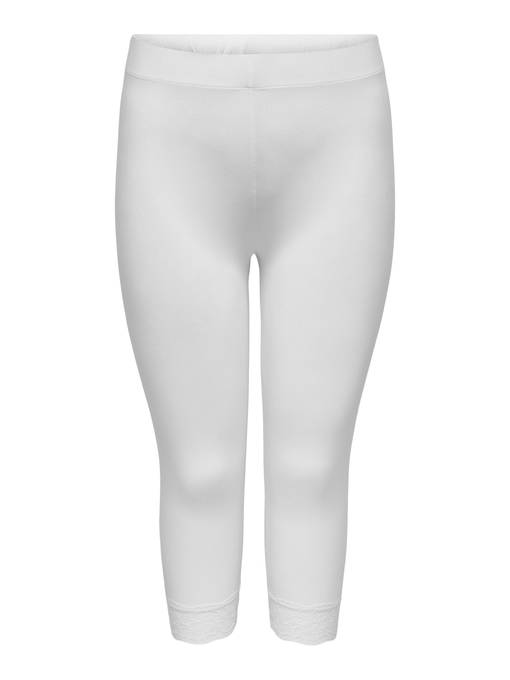 Only Carmakoma 3/4 Leggings Time lace white webstore