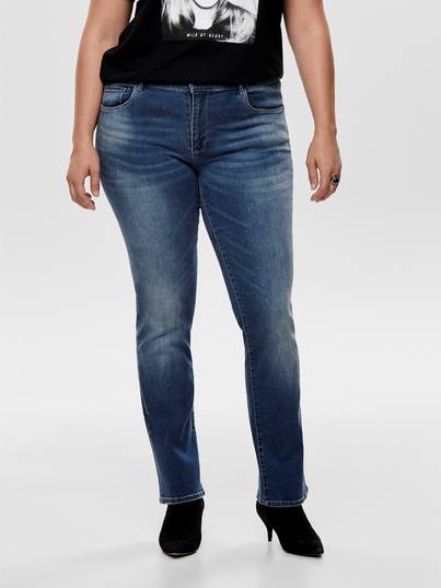 Only Carmakoma Jeans reg straight ankle - Stilettoshop.eu webstore