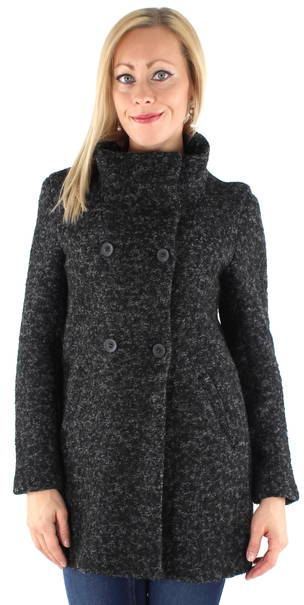 only boucle wool coat