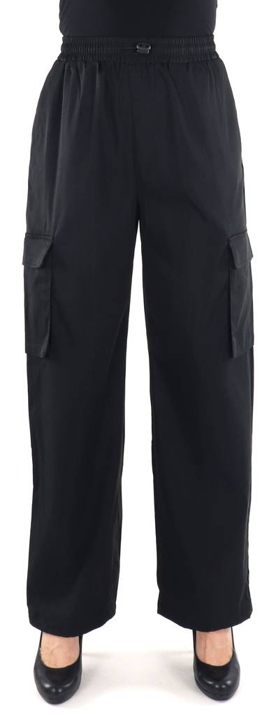 Only wide leg cargo pants Cashi cargo black - Women's trousers - 133977 - 1