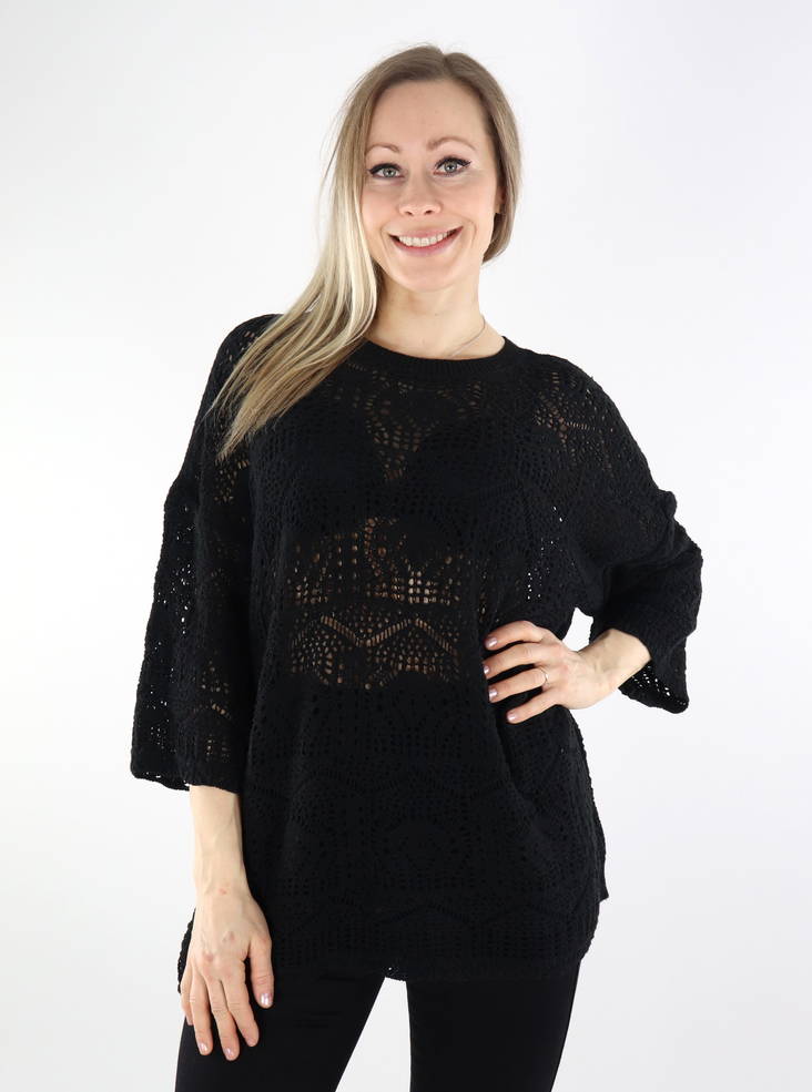 Only women's sweater Beachie Loose black - Women's knitwear - 135507 - 1