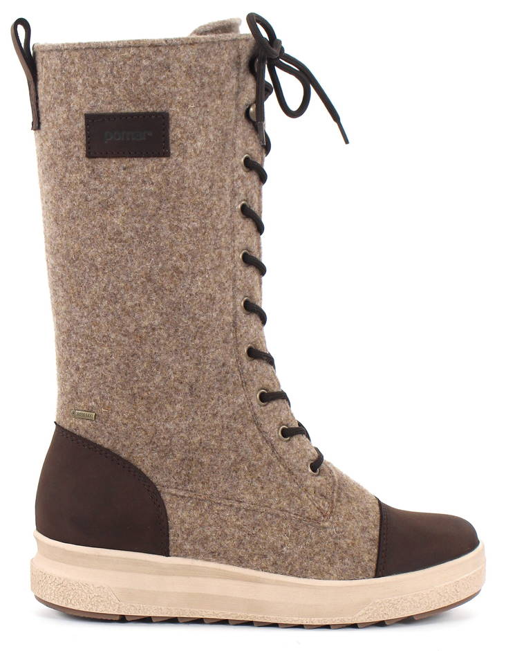 Pomar Boots Gore-Tex 39596 sand felt - Women's boots - 131917 - 1