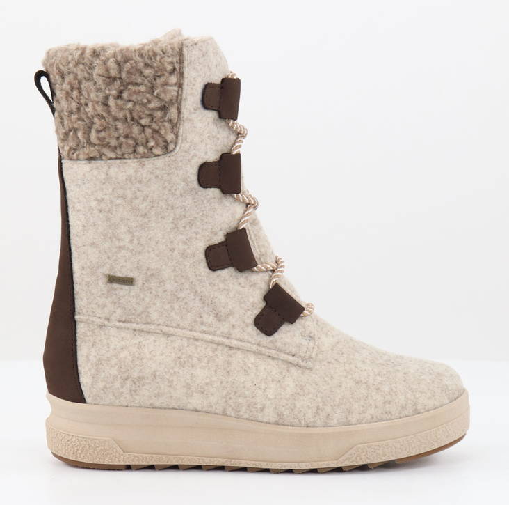 Pomar Felt Ankle Boots Reki frost felt - Women's ankle boots - 132067 - 1