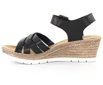 Rieker Sandals Black - Stilettoshop.eu