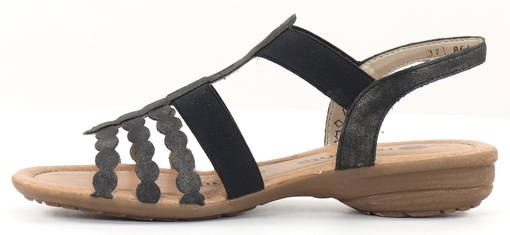 Handig Integraal Internationale Rieker Remonte Sandals R3665-45, dark grey - Stilettoshop.eu webstore